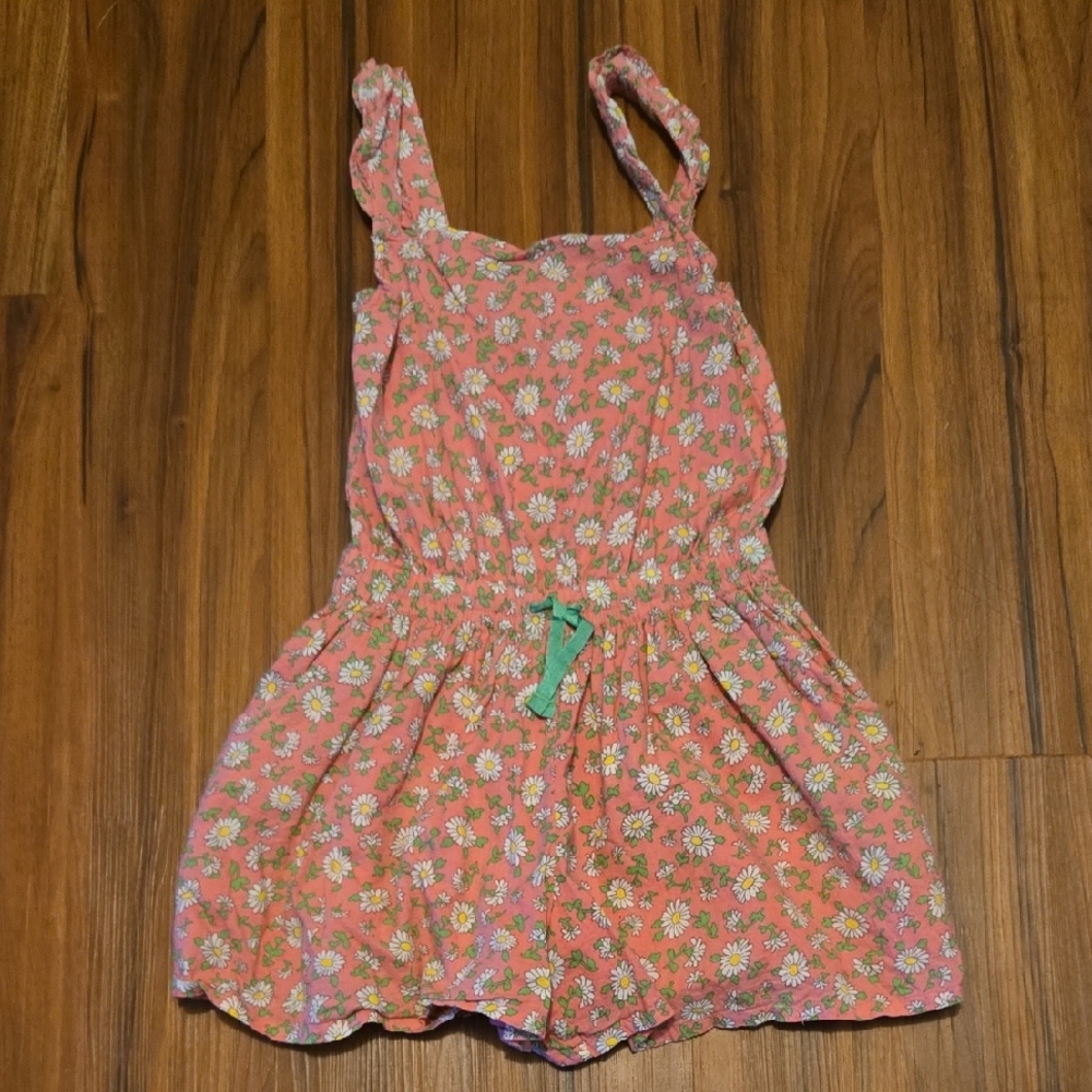 Mini Boden Pink Floral Kids Romper